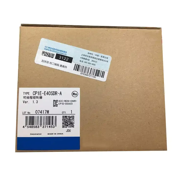Cp1e-e40sdr-a Sensor Cpu Plc Programmable Logic Controller Digital I/o ...
