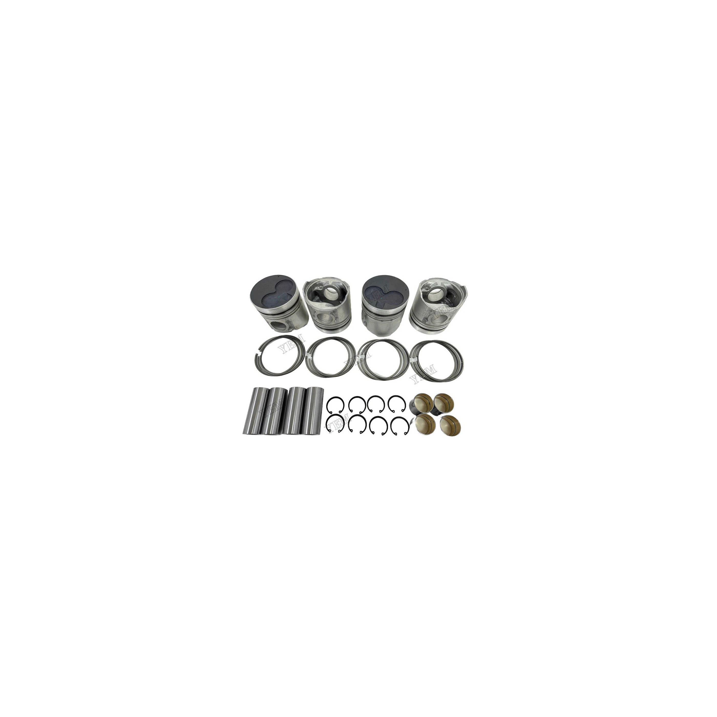 Piston Set With Piston Rings Compatible for Isuzu 4BD2 Engine Parts Factory