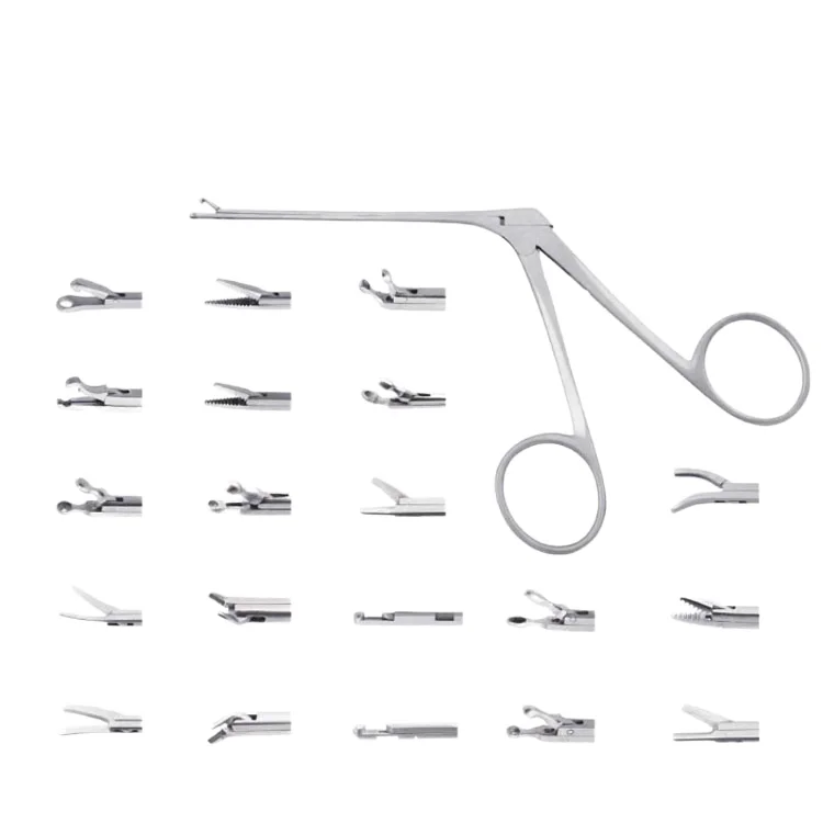Reusable Stainless Steel Micro Ear Forceps Crocodile/Middle Biopsy Ear Instrument Essential Surgical Tool
