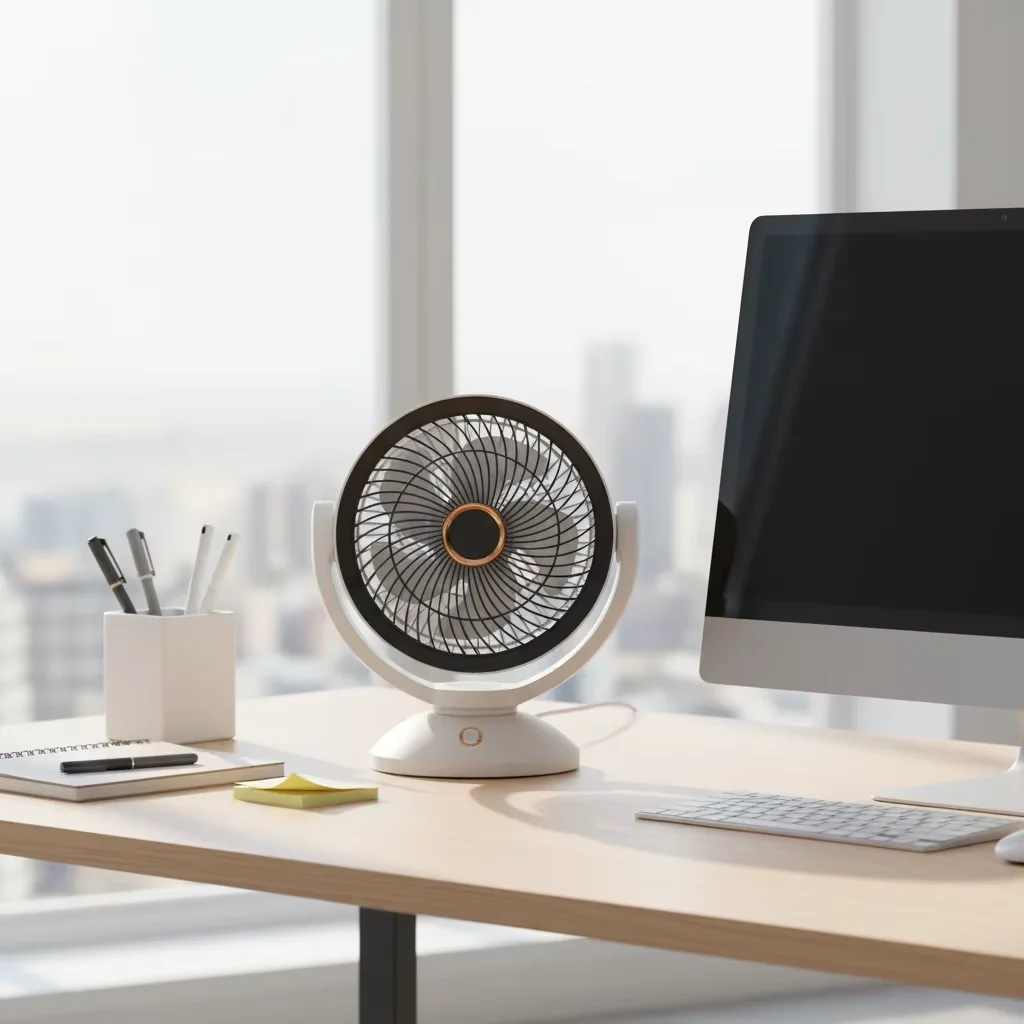 English Portable Clip Fan, USB, Plastic - detail 4