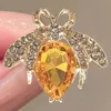 014 Ape con strass 2,3*2,5 cm/3,8 g