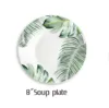 Assiette à soupe 8''