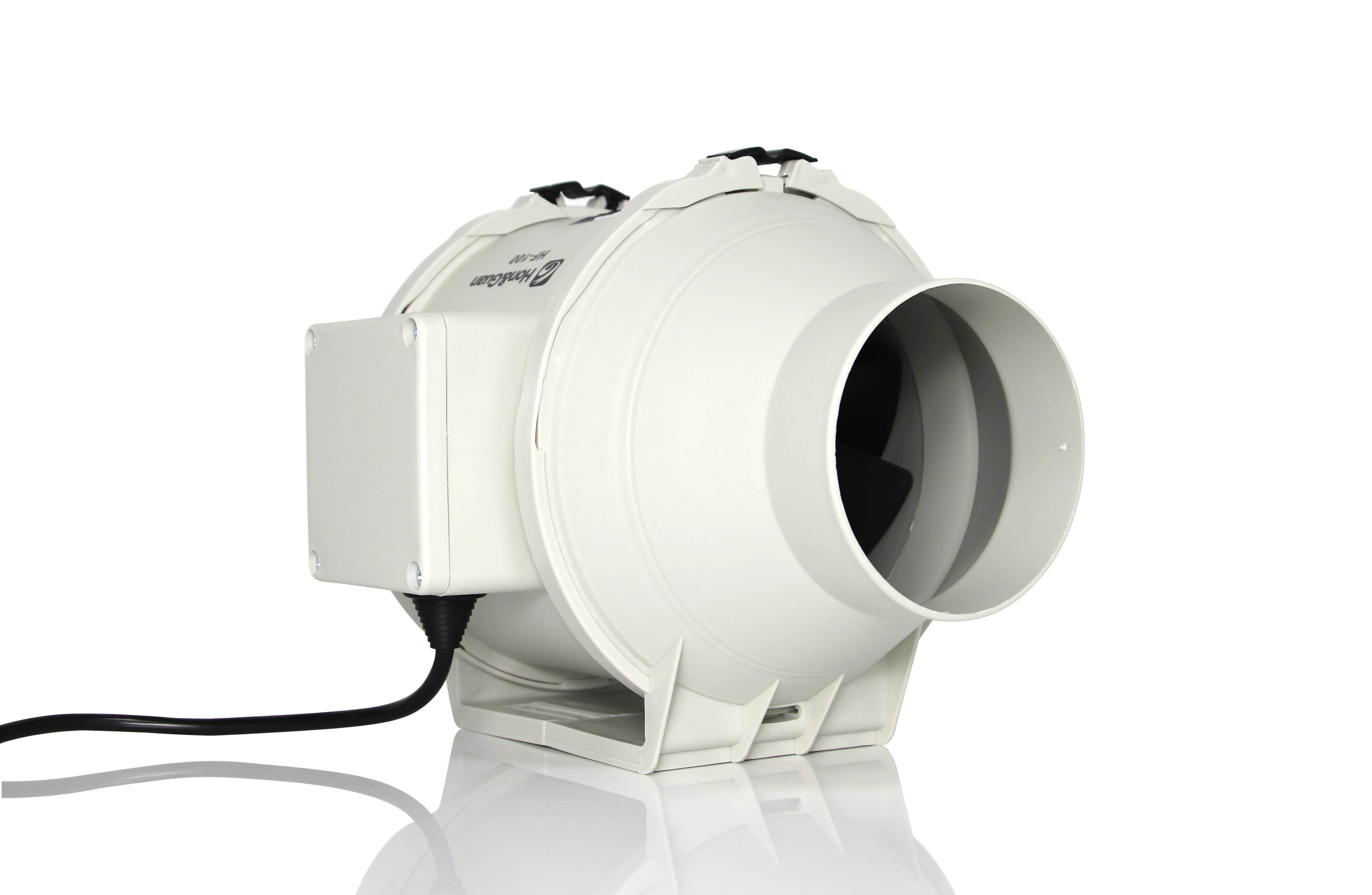 HON&GUAN Ecowatt Inline Duct Fan 本体 Hon&guan Eco-Watt Mixed-Flow Inline Duct Fan - 4 Inch HF-100PE
