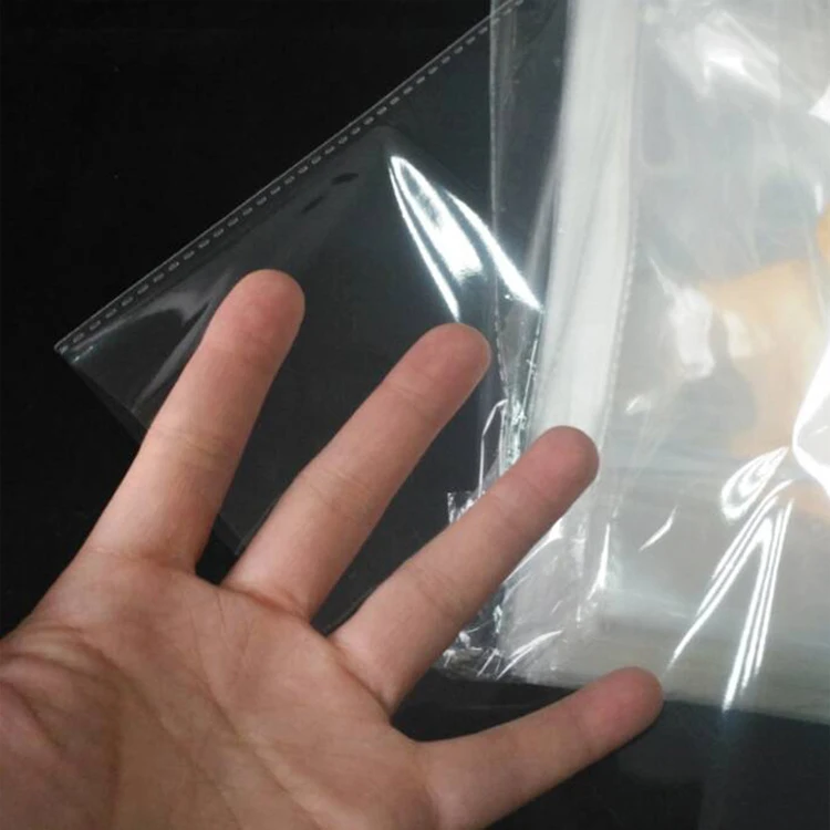 Transparent Cellophane Clear Polybag  Plastic Self Adhesive OPP Bag in Stock Size