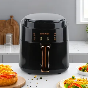 2026 New Electric Fryer Oven Kitchen Appliances Easy to Use Mechanical Manual Big Capacity 8L Air Fryer Without Oil