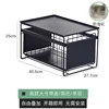 Large, tall, with lid - black