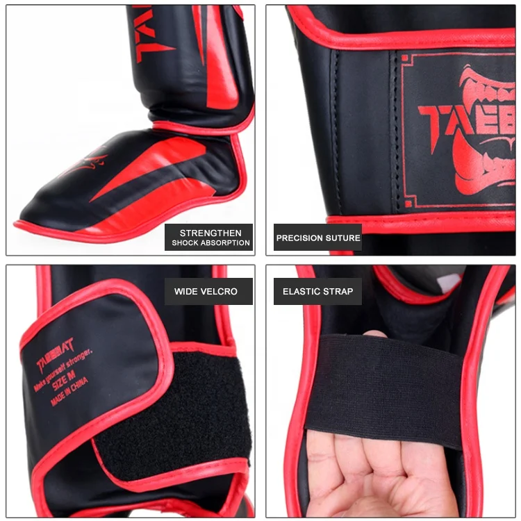 Индивидуальные защитные накладки на голени muay thai, боксерские защитные накладки на голени для ММА
