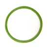 Coton bambou bord vert