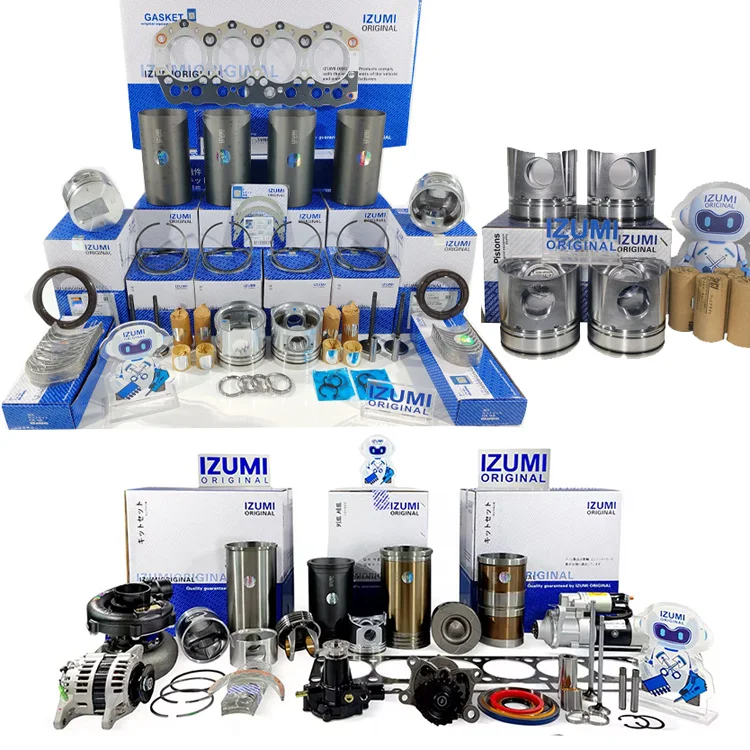 IZUMI ORIGINAL S3E S4E S4E2 S4Q2 S6E Overhaul Rebuild Kit S3E S4E S4E2 S4Q2 S6E Diesel Engine Parts For MITSUBISHI