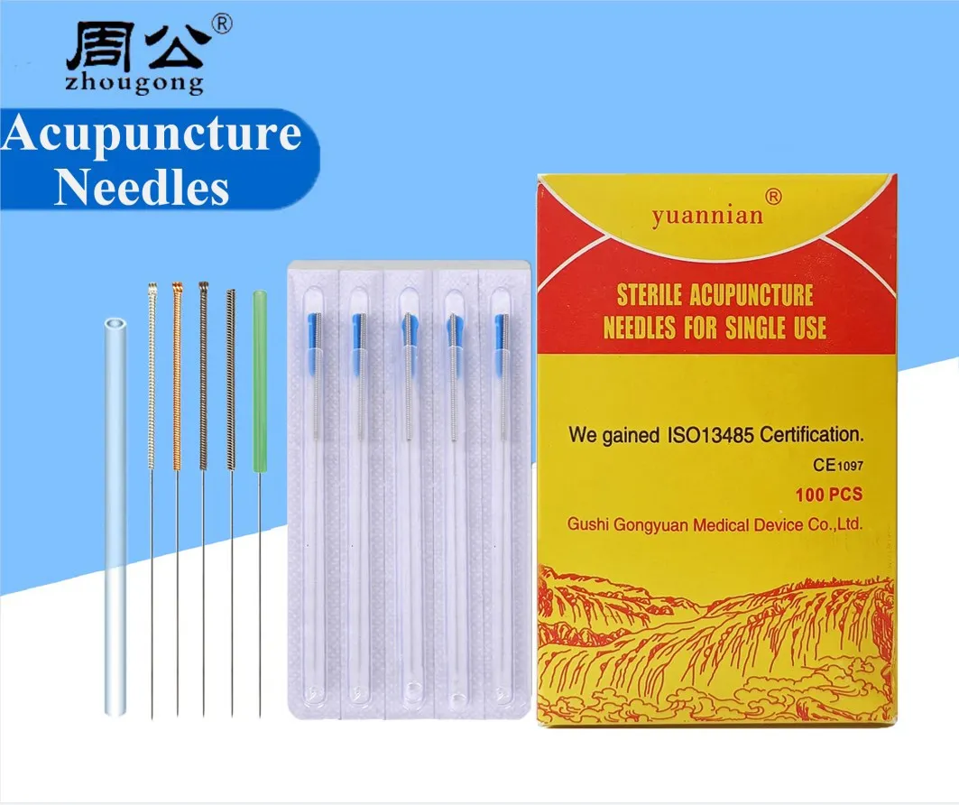 Dry Needling Agujas De Acupuntura Sterile Acupuncture Needles With Tube