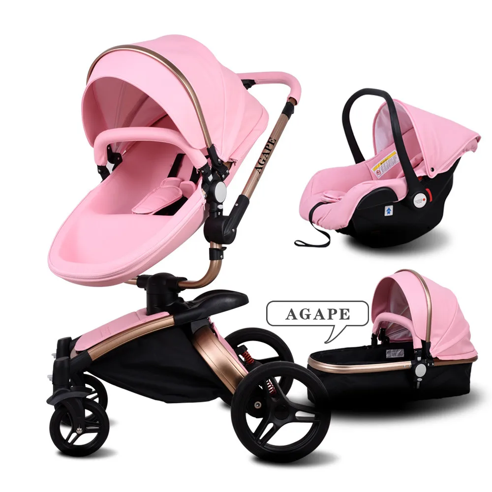 China Baby Stroller Manufacture Baby Carriage Reversible Handle Name Brand  Baby Stroller in - Main Image