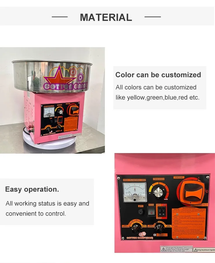 Factory Wholesale Price Gas Cotton Candy  Floss Machine Candy Vending Machine supplier