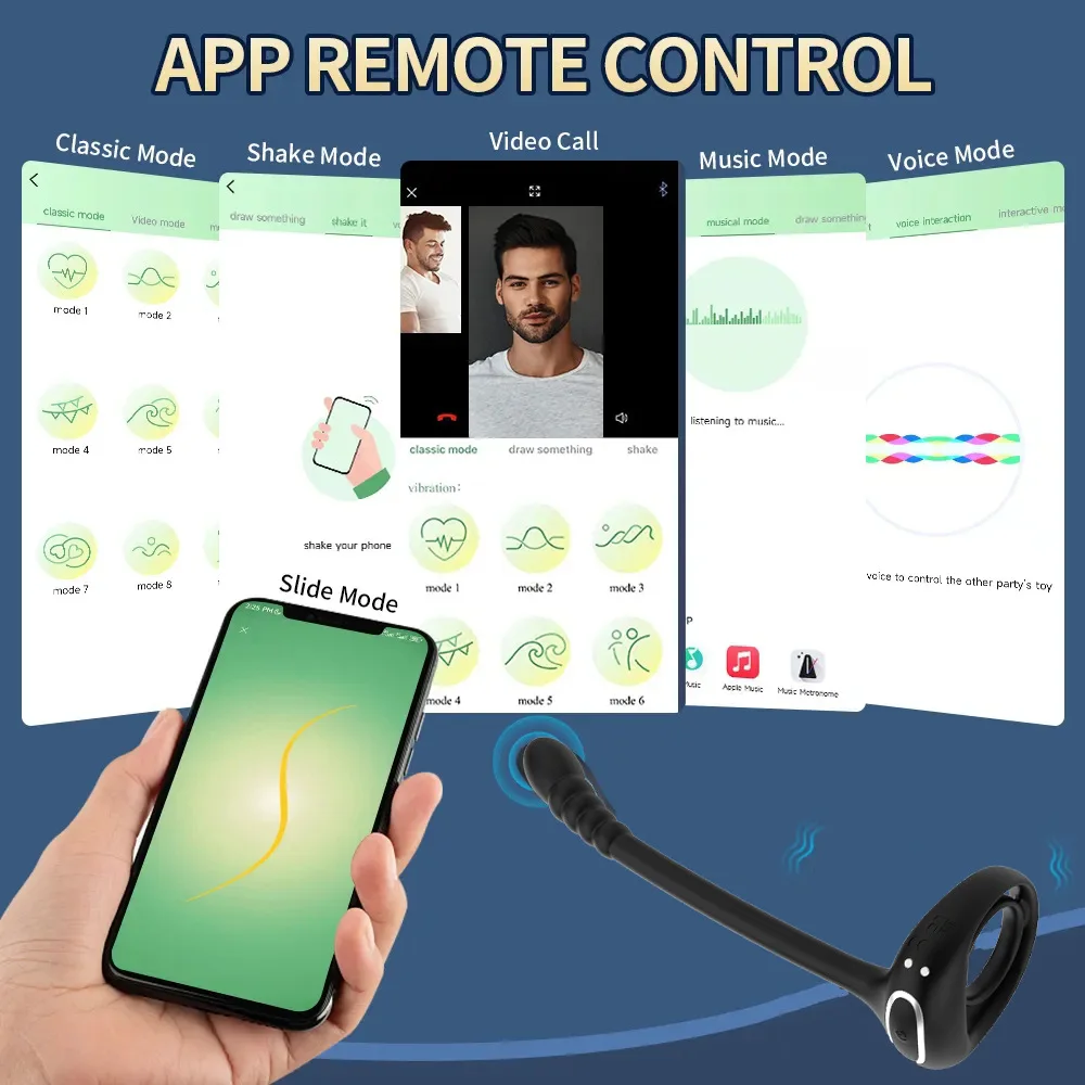 Vente chaude Zipper Lock Ring Télécommande sans fil Mâle et Femelle Cock Vibration Ring Produits pour adultes