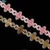 Pink moissanite bracelet