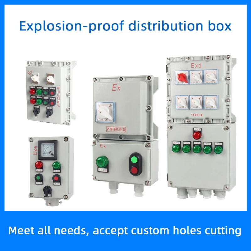 Customized Multiple Hubs Explosionproof Instrument Enclosures Hazardous Location Electrical Boxes