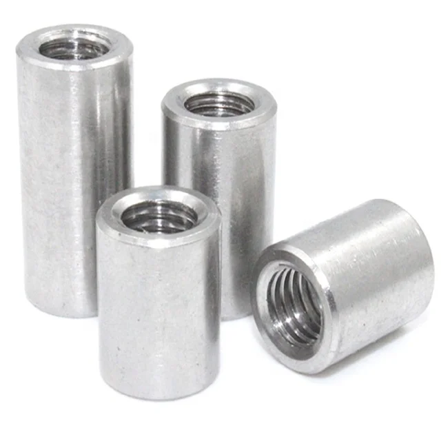 M3 M4 M5 M6 M8 M10 M12 M14 M16 M18 M20 Tornillos Stainless Steel Round Long Coupling Nut