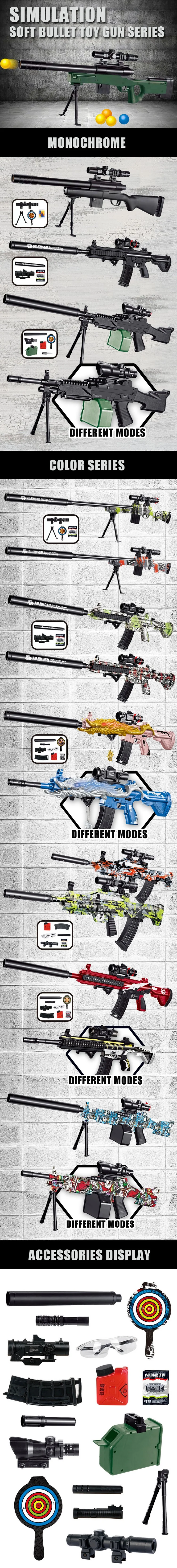 Cheap Hot Selling M249 Orbeez Gun Soft Gel BB Gun Operado com telescópios  Toy Gel Gun - China Gel Blaster e bolas de gel de pistola de brinquedos  preço