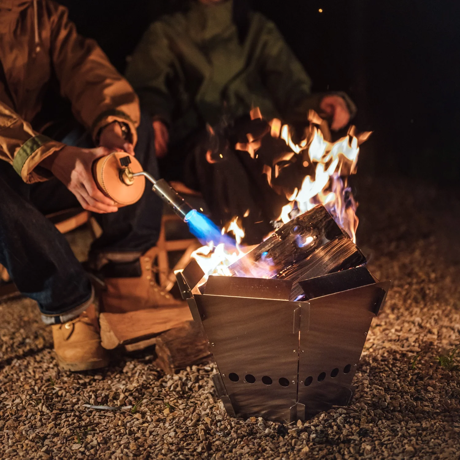 Naturehike outdoor camping Stainless steel 6 slices foldable fire pit