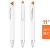 White penholder orange buckle