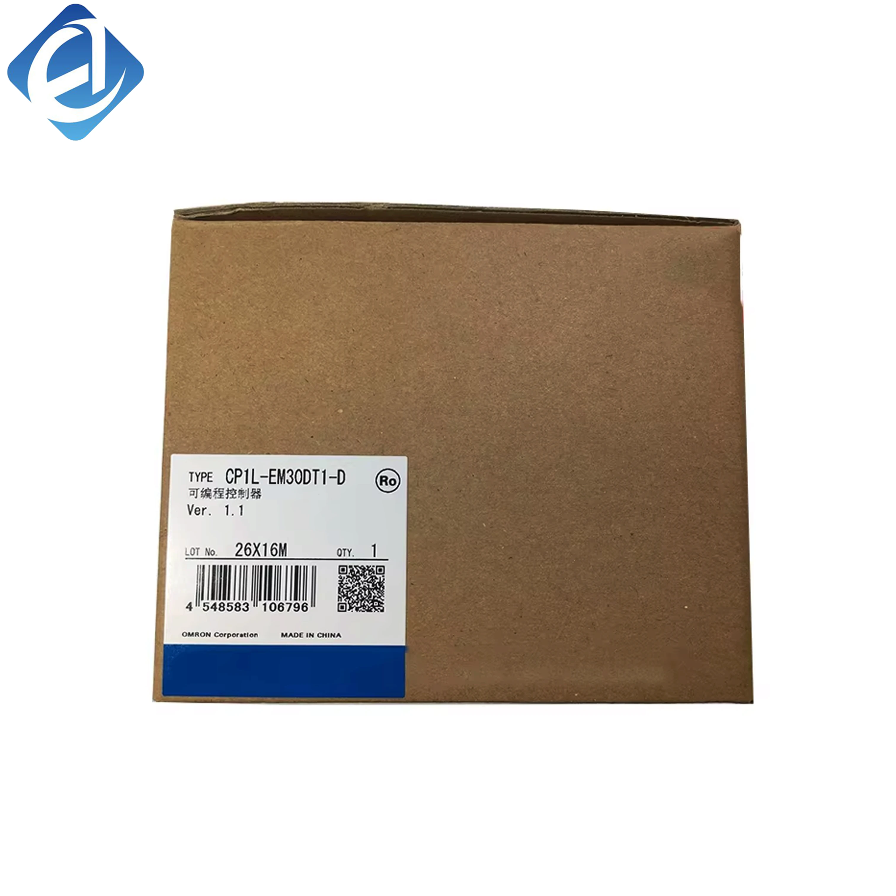 PLC با عملکرد بالا اوریجینال و جدید اُمرن سری CP1L-EM30DT1-D. با درگاه‌های ورودی/خروجی غنی، عملکرد سریع و قابلیت‌های ارتباطی تعبیه‌شده، دارای مقاومت پایدار در برابر تداخل‌ها است. این محصول ایده‌آل برای کنترل ماشین‌آلات اتوماتیک کوچک، تجهیزات لجستیک و فرآوری است.