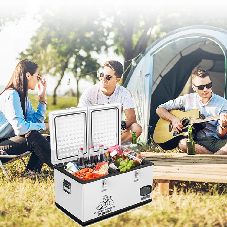 Wholesale Factory Price Iceberg Hunter Car Fridge Freezer Dual