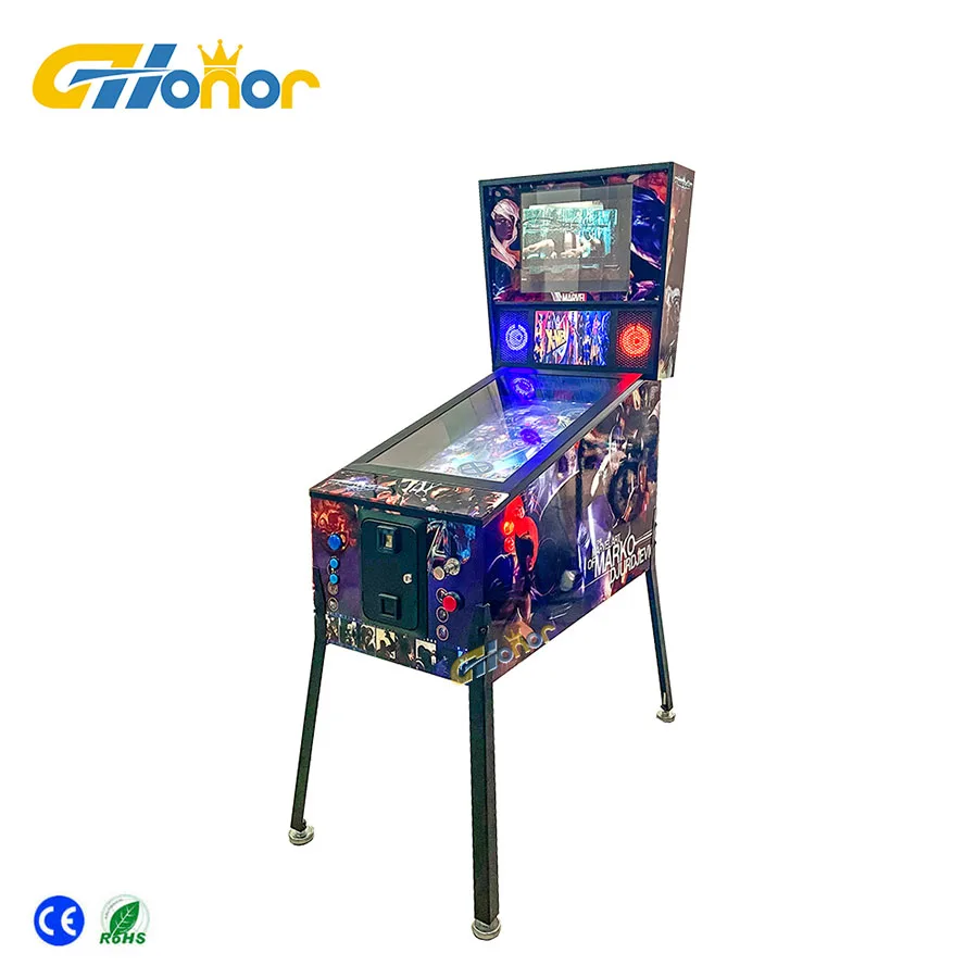 High Quality Game Coin Operated Pinball Machine Virtual 6 Balls Pinball Machine Arcade Game 6 Balls Pinball Game Machine
