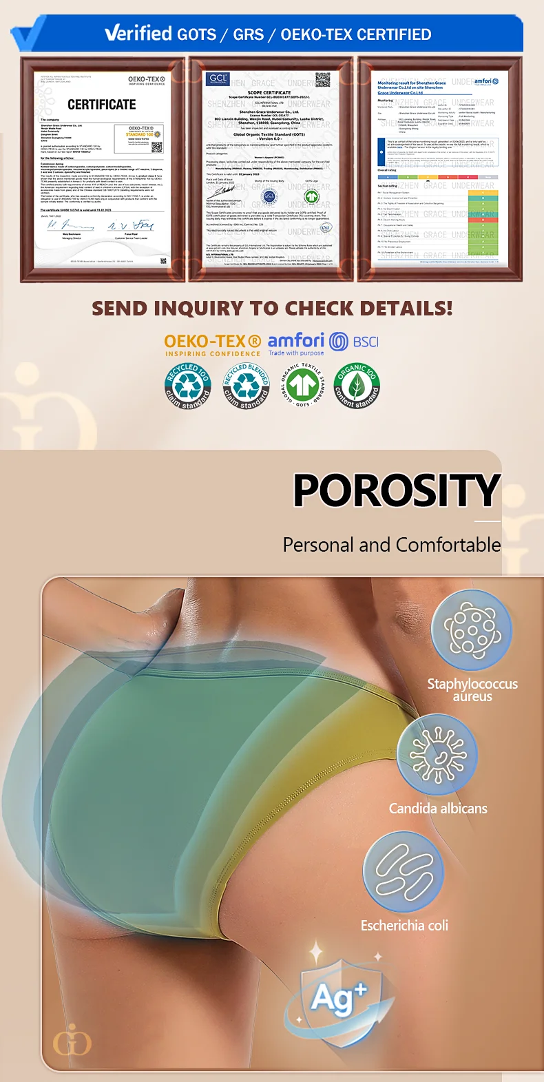 4 Layers Period Panties No Pfas Disposable Leak Proof Menstrual
