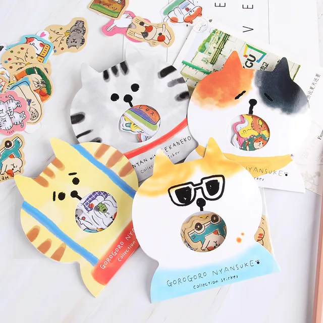 Best selling custom popular self-adhesive cartoon animal pattern stickers reusable sticker books