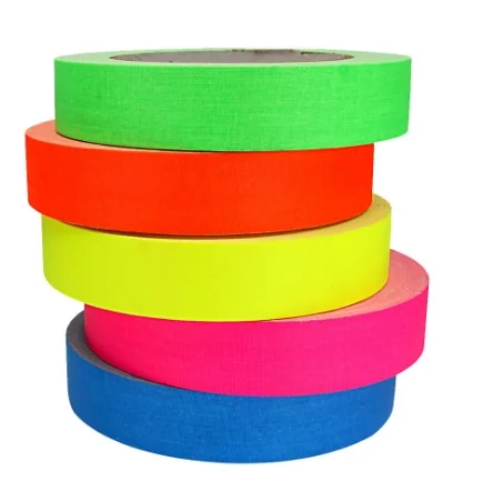 Nastro Gaffer Fluorescente UV - 19 Mm X 25 M - Brillante Con Luce Nera, Perfetto Per Feste, Halloween E Decorazioni Fai Da Te