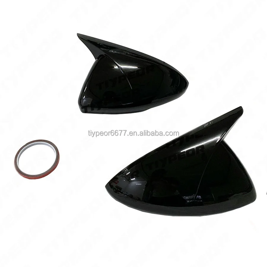 product for chevrolet cruze 2017 glossy black wing mirror cover for side rear view accessories black-4
