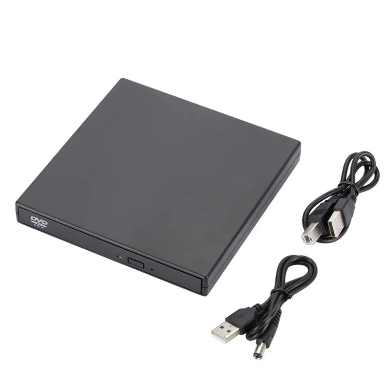 Внешний оптический привод USB2.0 DVD Оптический для ноутбука настольного компьютера Универсальный прибор записи компакт-дисков