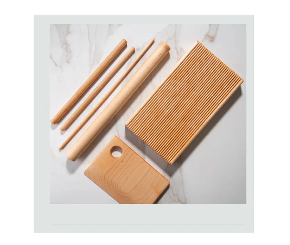 Gnocchi Tagliere per pasta con superficie in legno di faggio, accessori per pasta maker, tagliere per spätzle per fare gnocchi noodles maccheroni burro fusillib per casa e cucina utensili per pasta