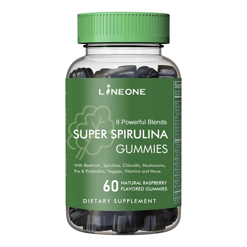 Spirulina Gummy OEM/ODM OEM/ODM Gastrointestinal optimization Spirulina gummies