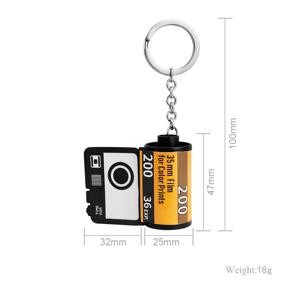 Custom Film Roll Keychain - Personalized Mini Photo Album