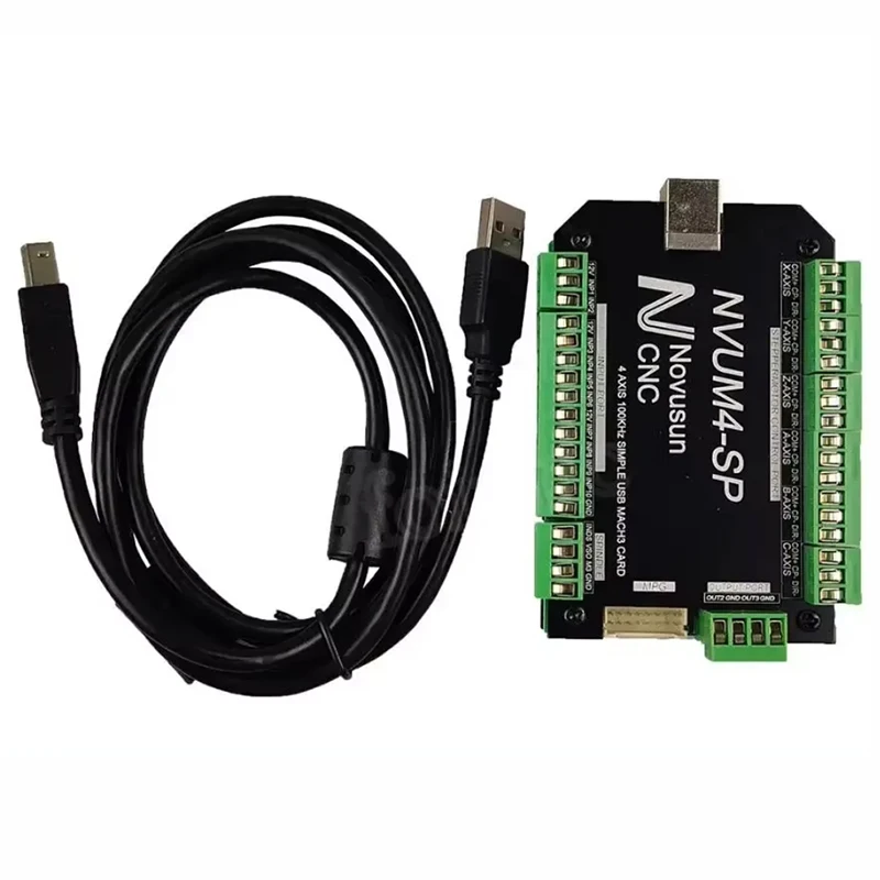 TEBAK Nvcm 3/4/5/6 Axis Cnc Motion Control Card Metal case Does Not Mach3 USB Interface NVUM-SP Cnc Motion Controller