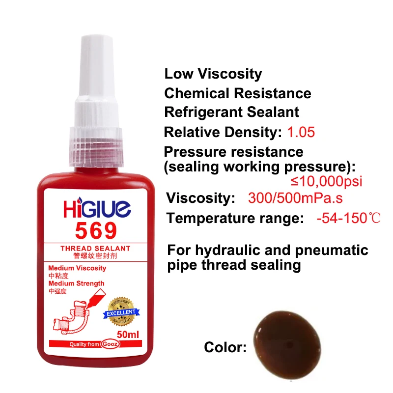 Anaerobic Thread Sealant 569,Anaerobic Thread Sealant For Pneumatic