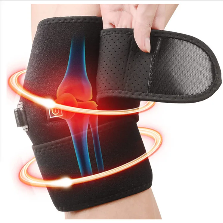 Electric Knee Heating Pad USB Heated Knee Brace Support for Arthritis Joint Old Cold Leg Knee Warmer#HX-82