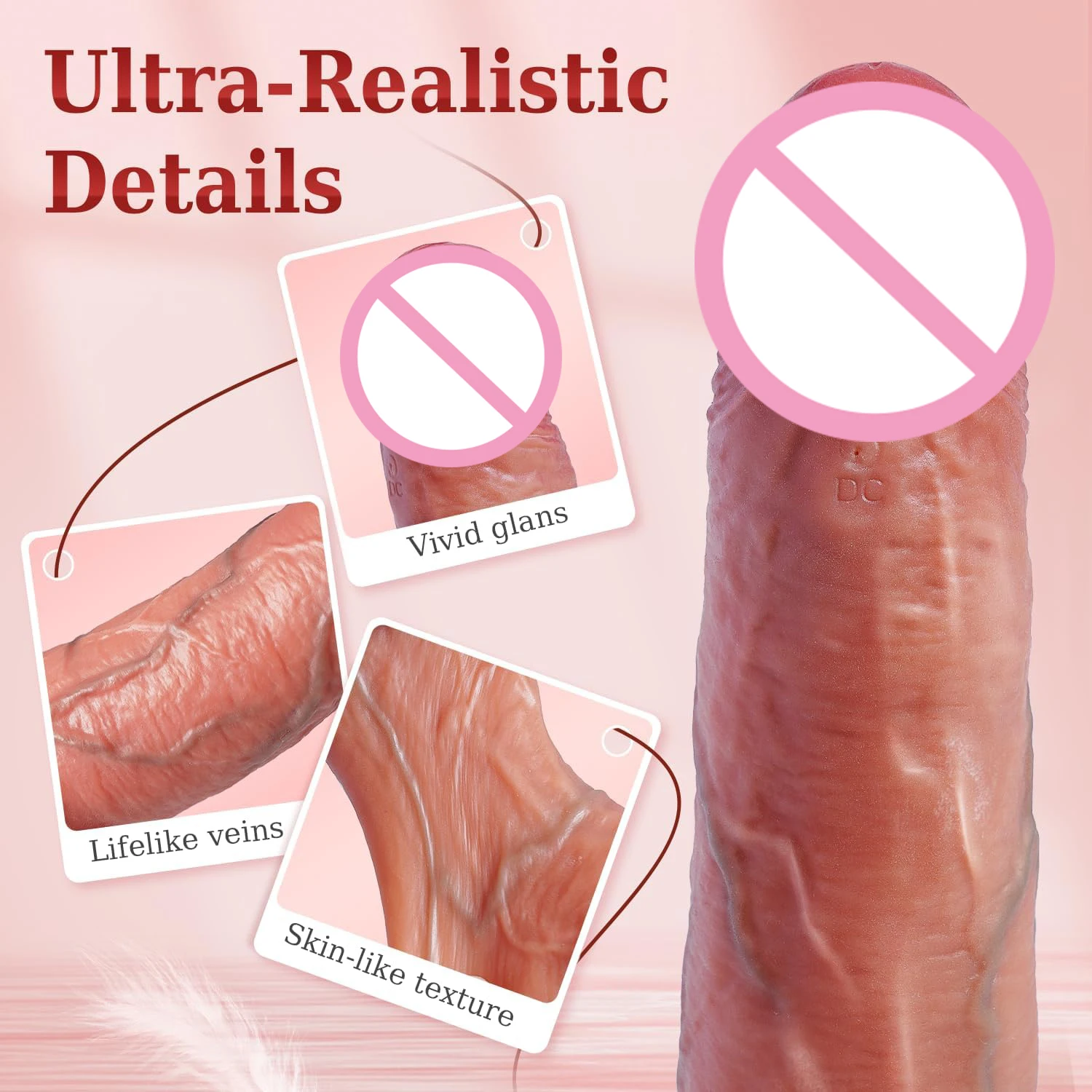 APP remote control dildo enhancement Male sex toys Liquid Silicone Rubber  Enhanced Realistic Big Dildo Vibrator for man