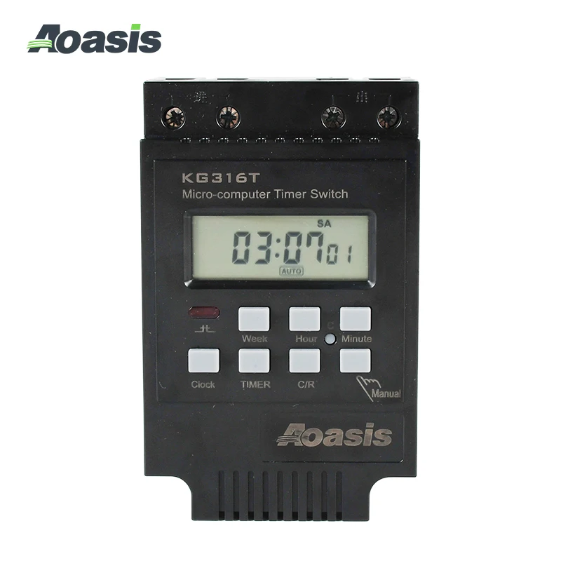 AOASIS KG316T Microcomputer Time Control Switch LED Automatic Intelligent Street Light Timer Switch