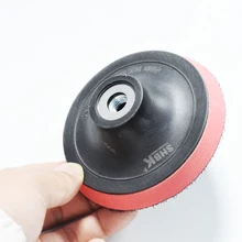 New Trend New Innovations Customized the Four-inch Red Cotton Electric Grinding Disc with Sandpaper Is Durable.