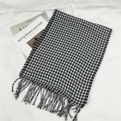 Модные шарфы и палантины плед мужские шарфы, мужские теплые бахрома шеи