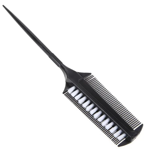 2025 Popular Custom Color Hair Coloring Brush Dye Tint Comb With Plastic Handle Nylon Bristle for Salon Use