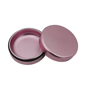 Colorful Aluminum Round Tin Containers for Cosmetic Herb Storage