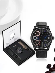 TOMI Men's Quartz Watch - Stylish & Waterproof Business Watch