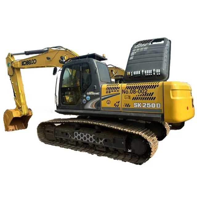 2018-2022 Kobelco SK250-8 210-8 200-8 20-30Tons Used Bucket 25000 137kw 25TON Japan Original Excavator Excavator Used Excavators
