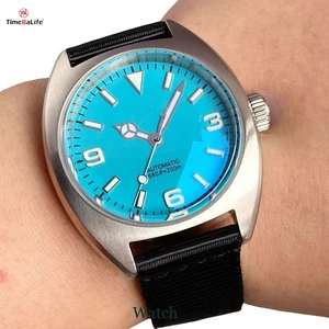 OEM 36mm Reloj Diver Automatic Mechanical Men's Watch Japan NH35 Movement Blue Watch Sapphire Glass