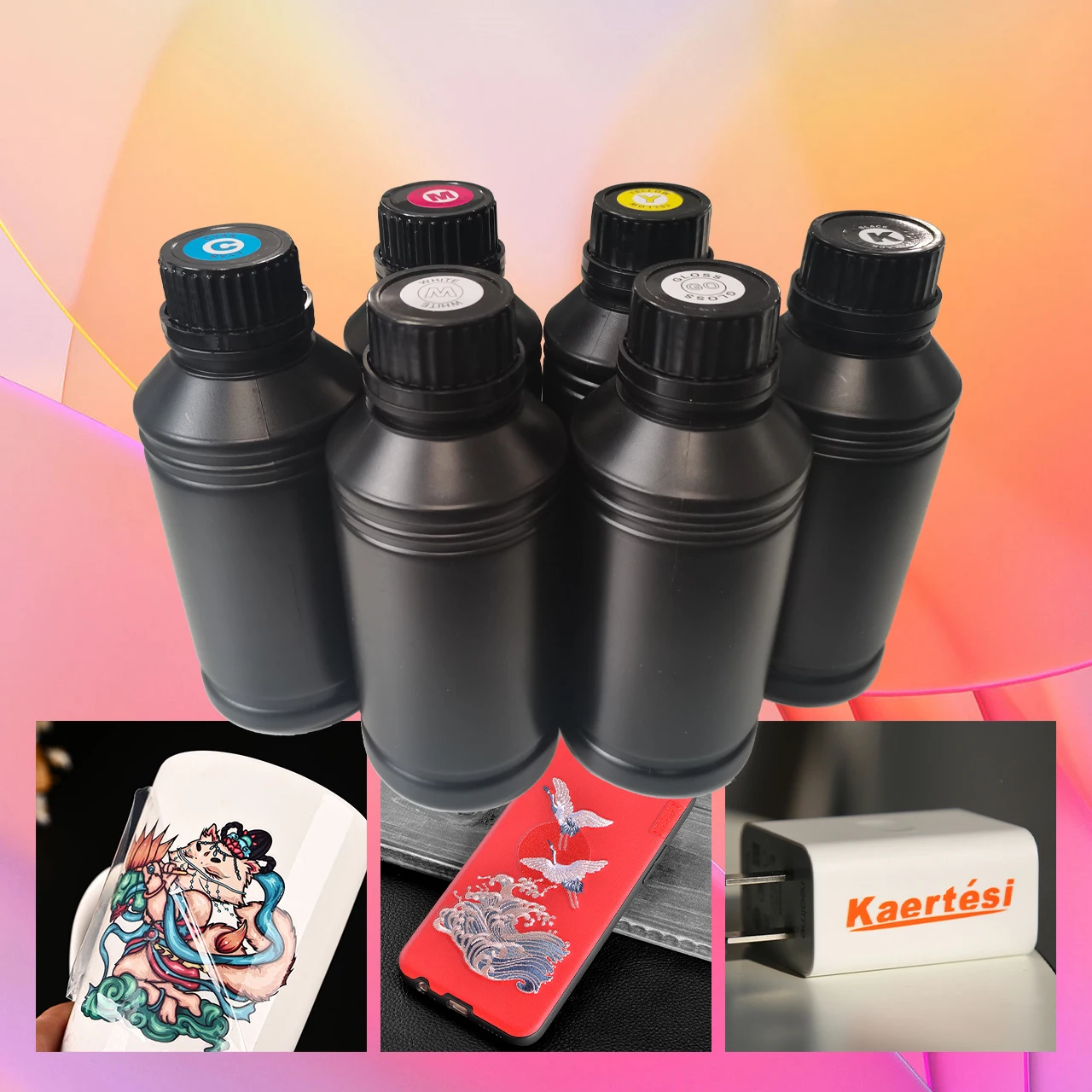 UV Optical Variable Ink for Tx800 3200i 500ml with Uv Dtf Printer Printing Machine