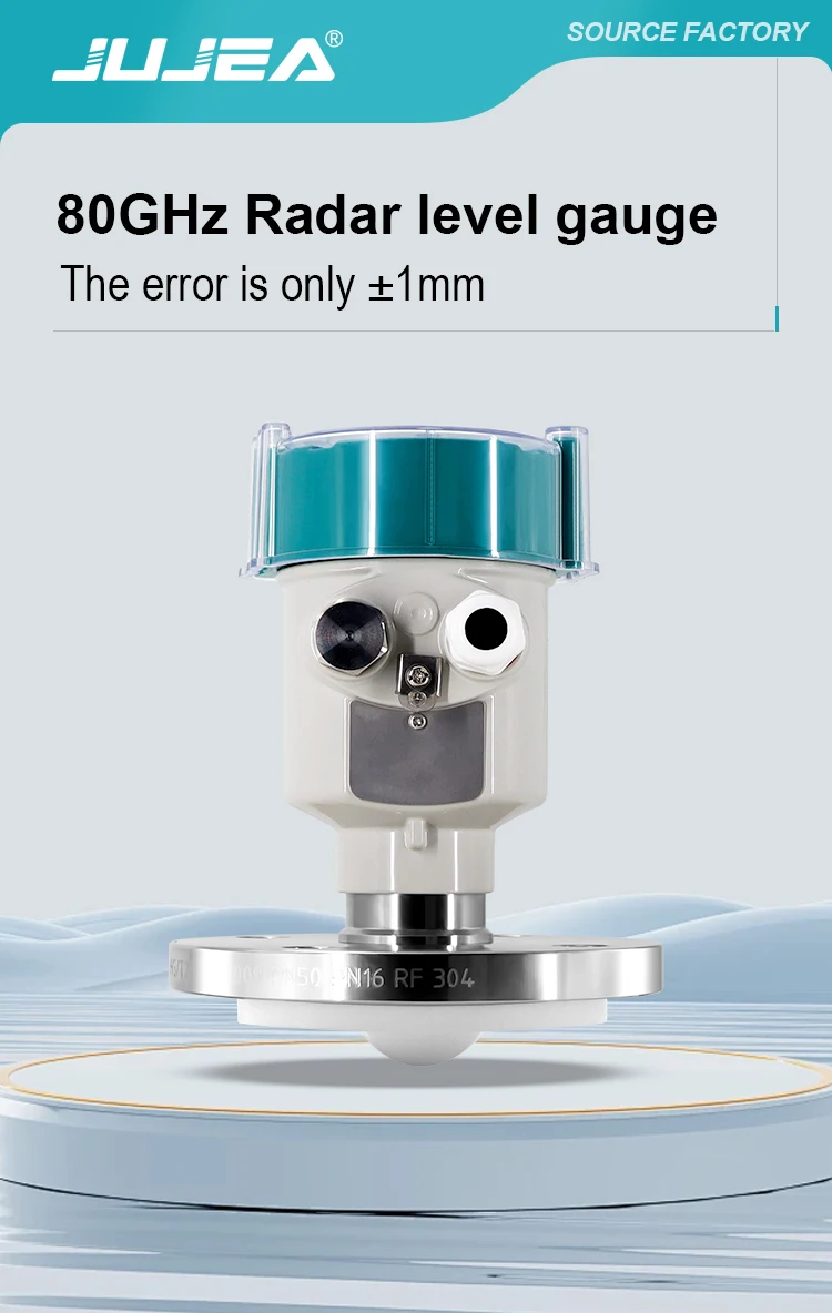 High-Precision Radar Level Gauge Water and Liquid Reservoir Filling Measurement Liquid Level Transmitter Instrument