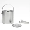 Silver 2.0L Ice bucket with accessory