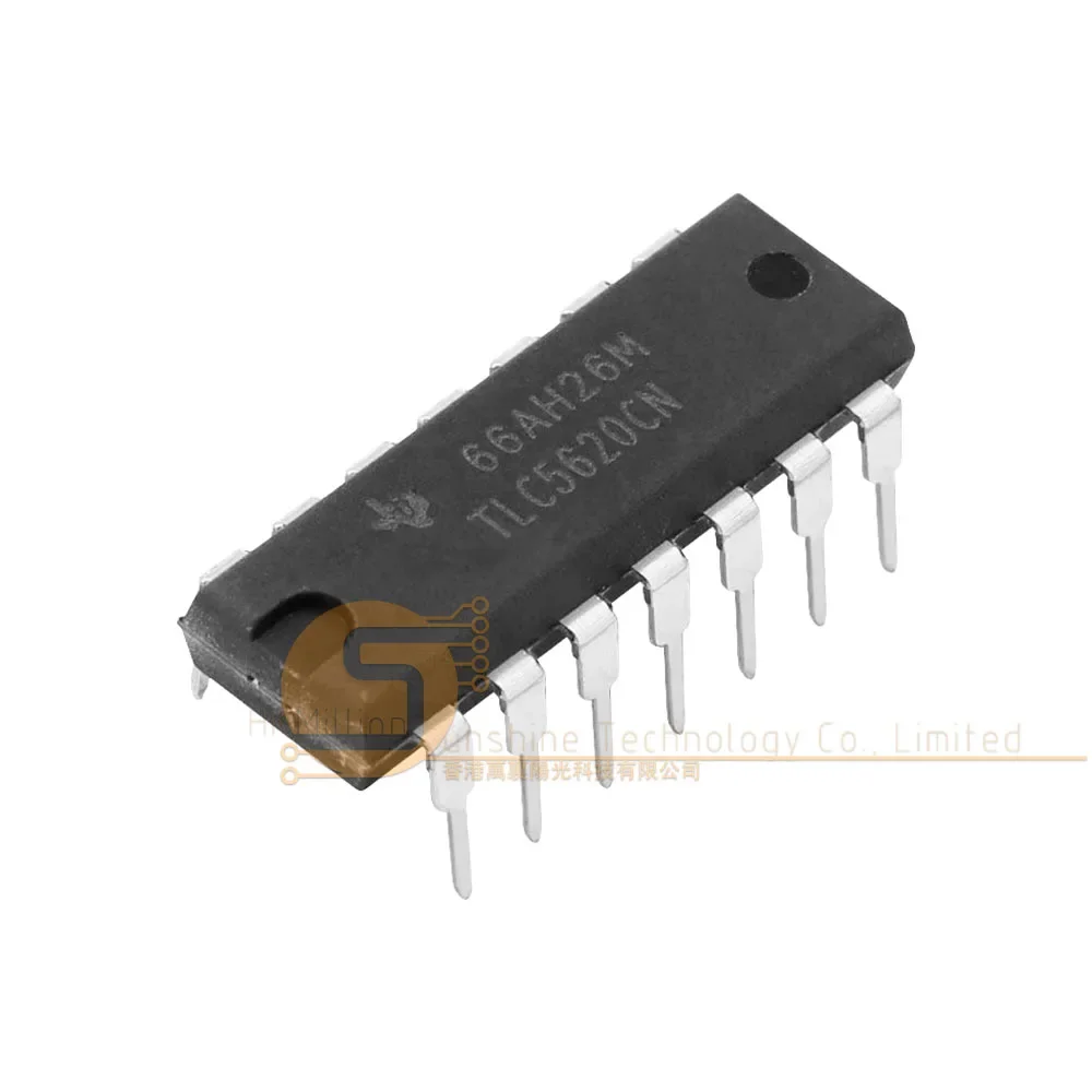 TLC5620CN DIP14 8ビット クアッドDAC 産業用制御およびテスト機器向け